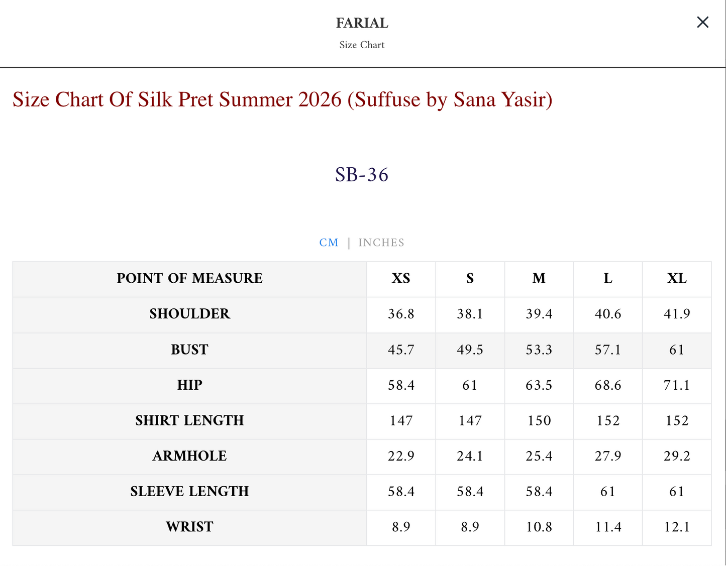 FARIAL | SILK PRET SUMMER '26 | SUFFUSE