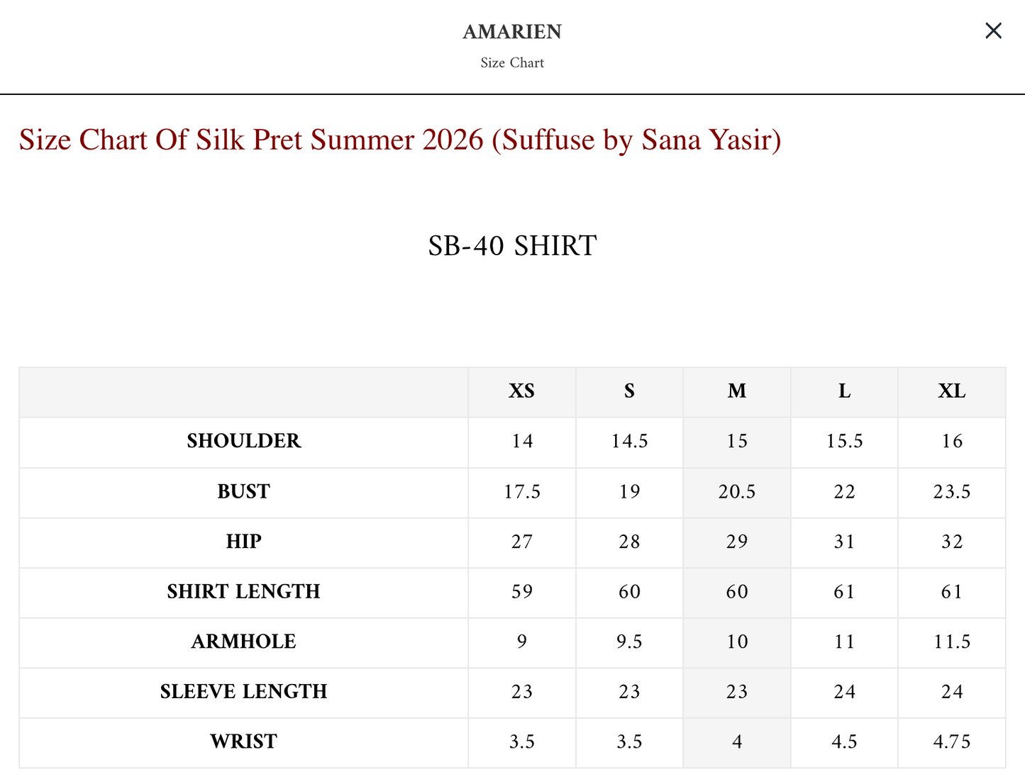 AMARIEN | SILK PRET SUMMER '26 | SUFFUSE