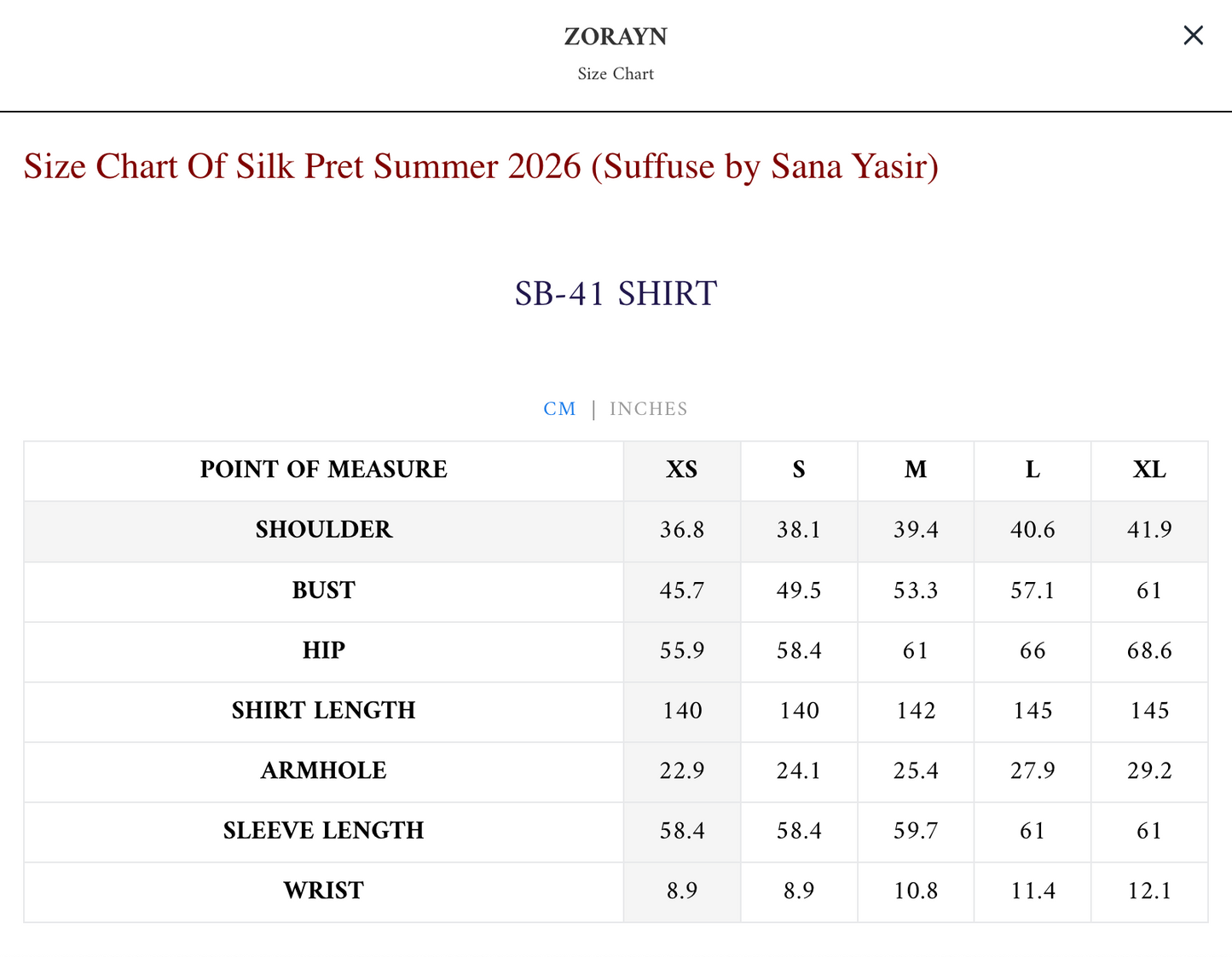 ZORAYN | SILK PRET SUMMER '26 | SUFFUSE