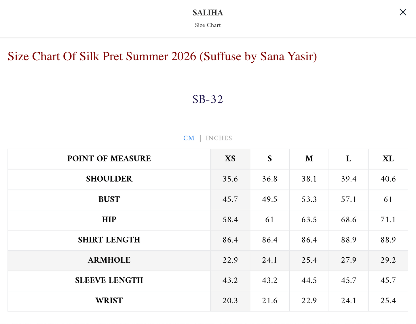 SALIHA | SILK PRET SUMMER '26 | SUFFUSE