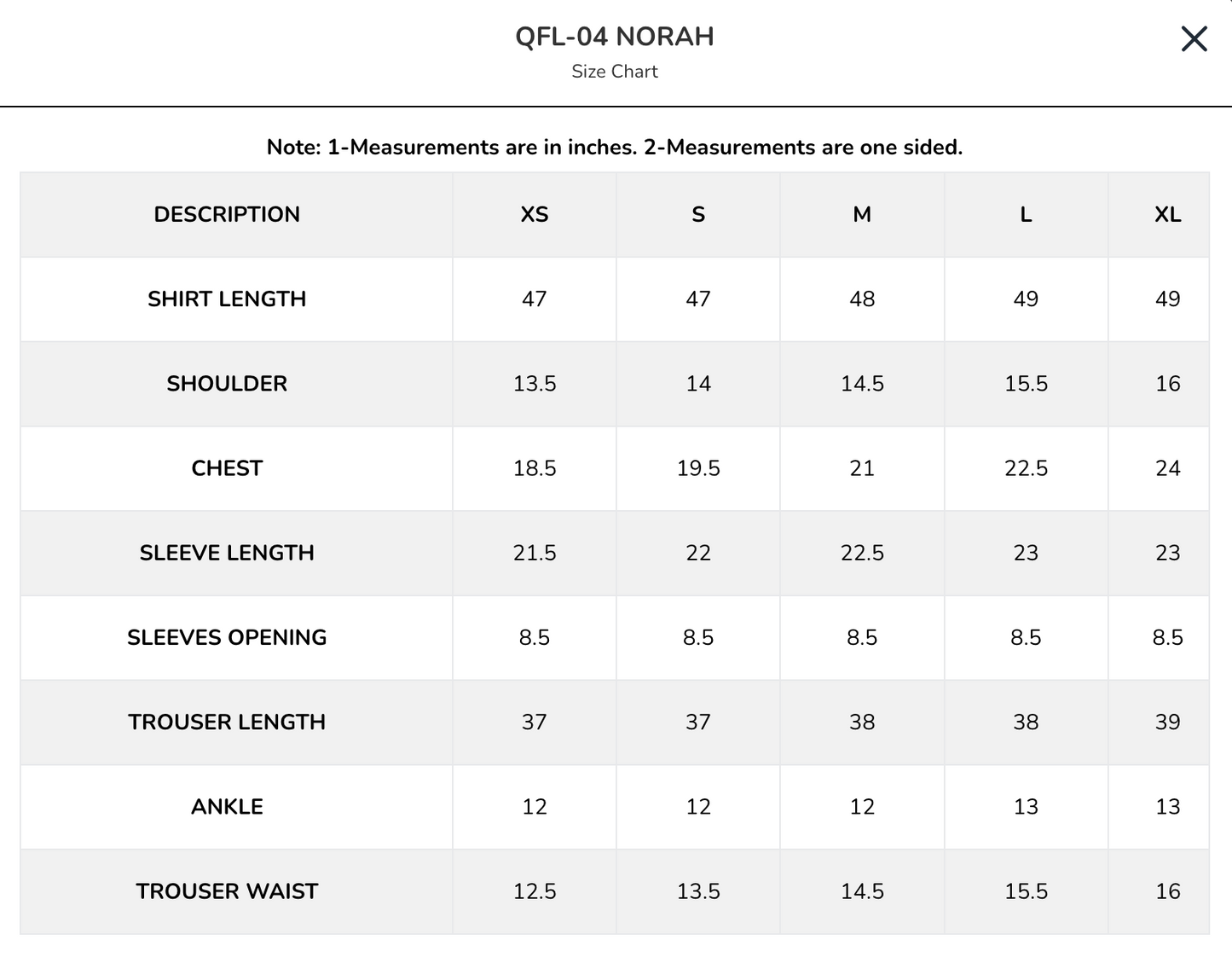 QFL-04 NORAH | Festive Lawn '26 | Qalamkar (RTS)