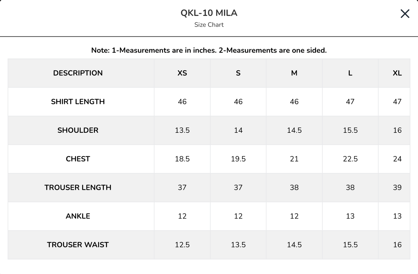 QKL-10 MILA | Qline Lawn Drop II | Qalamkar