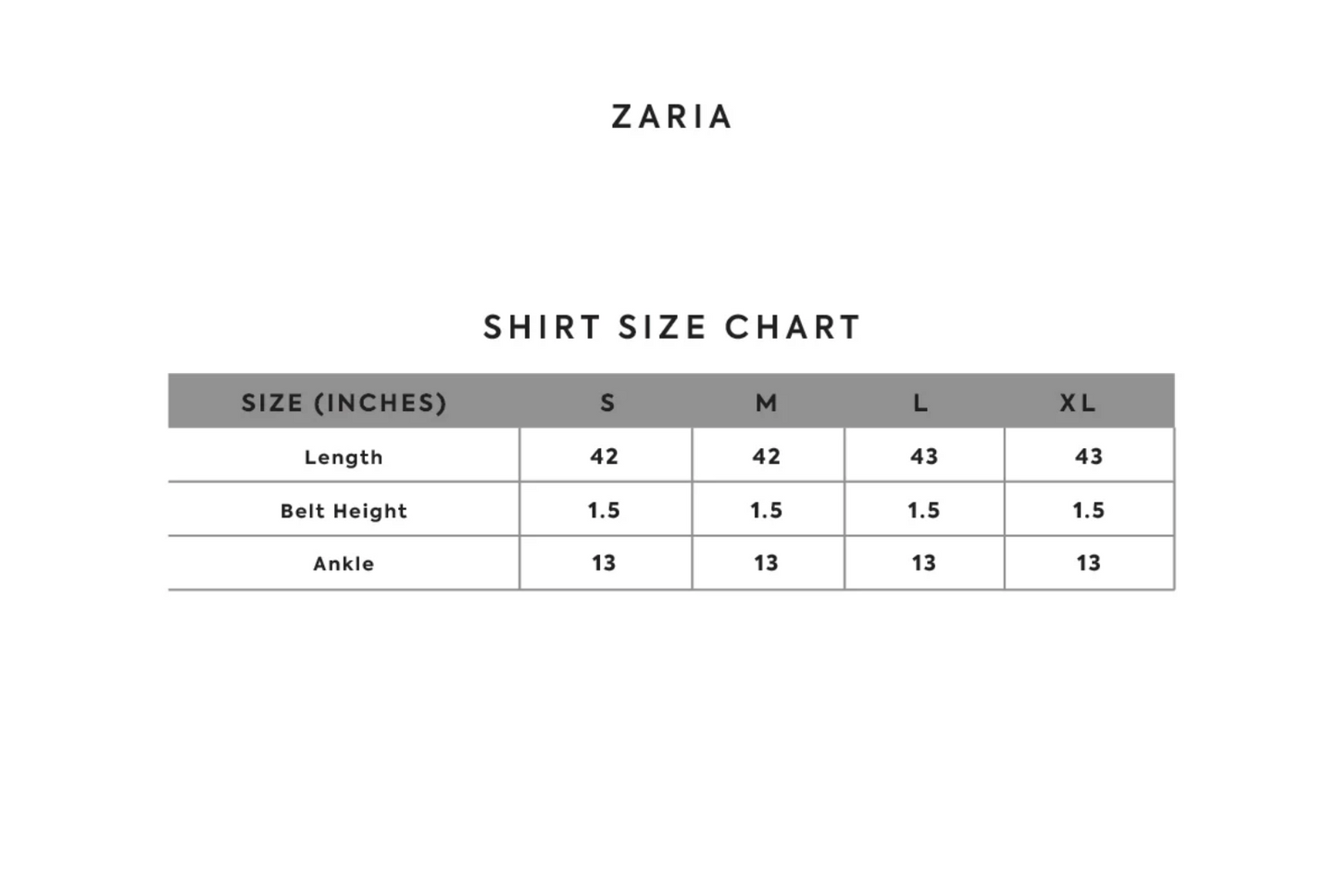 ZARIA | ZSJ BASICS '26 | ZARA SHAHJAHAN
