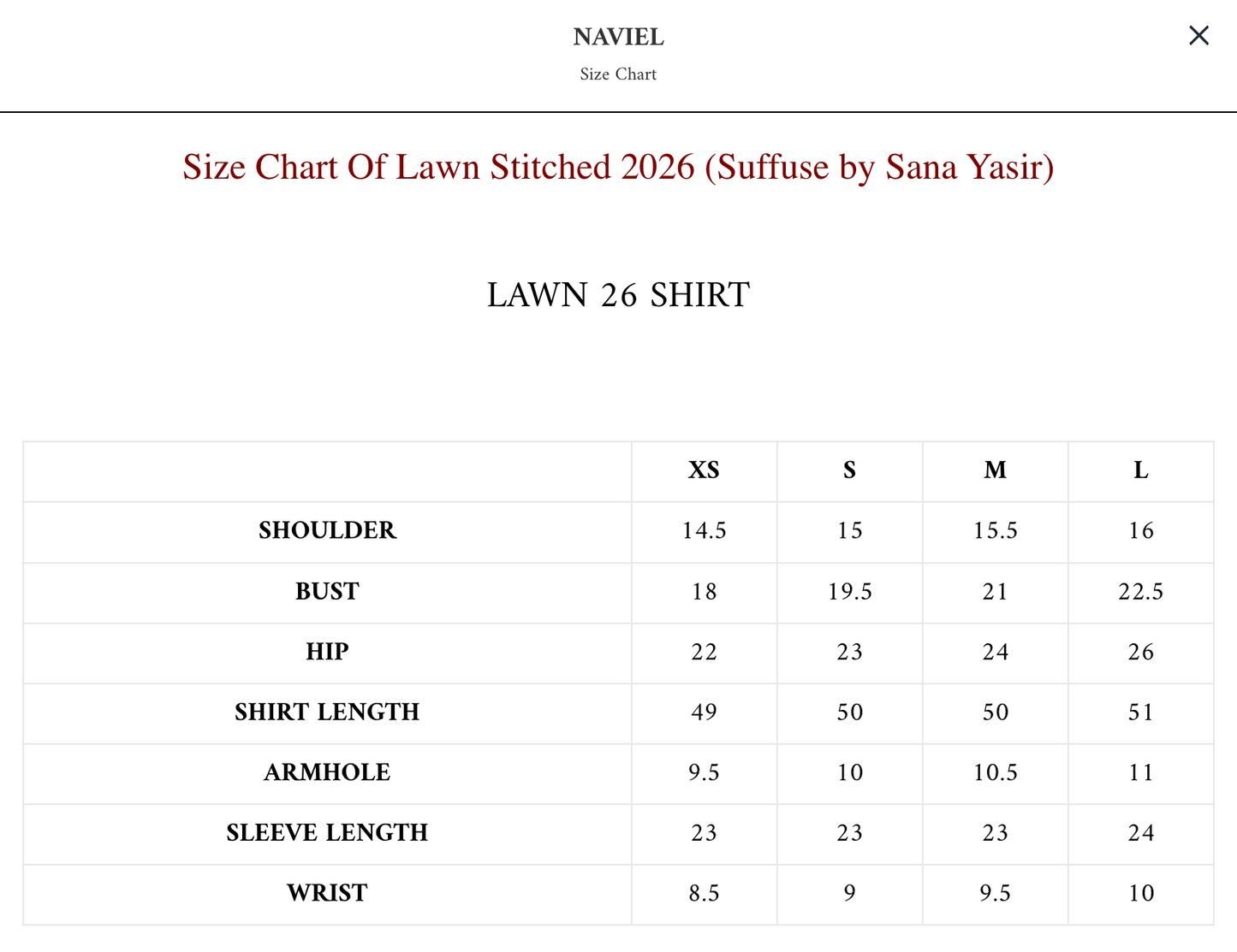 NAVIEL | LAWN STITCHED '26 | SUFFUSE