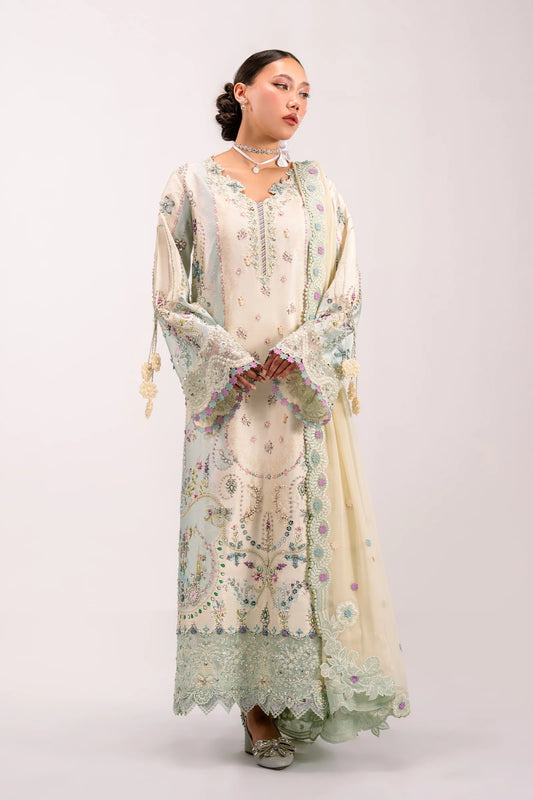 QSL-01 AZURE | Luxe Silk ‘26 | Qalamkar