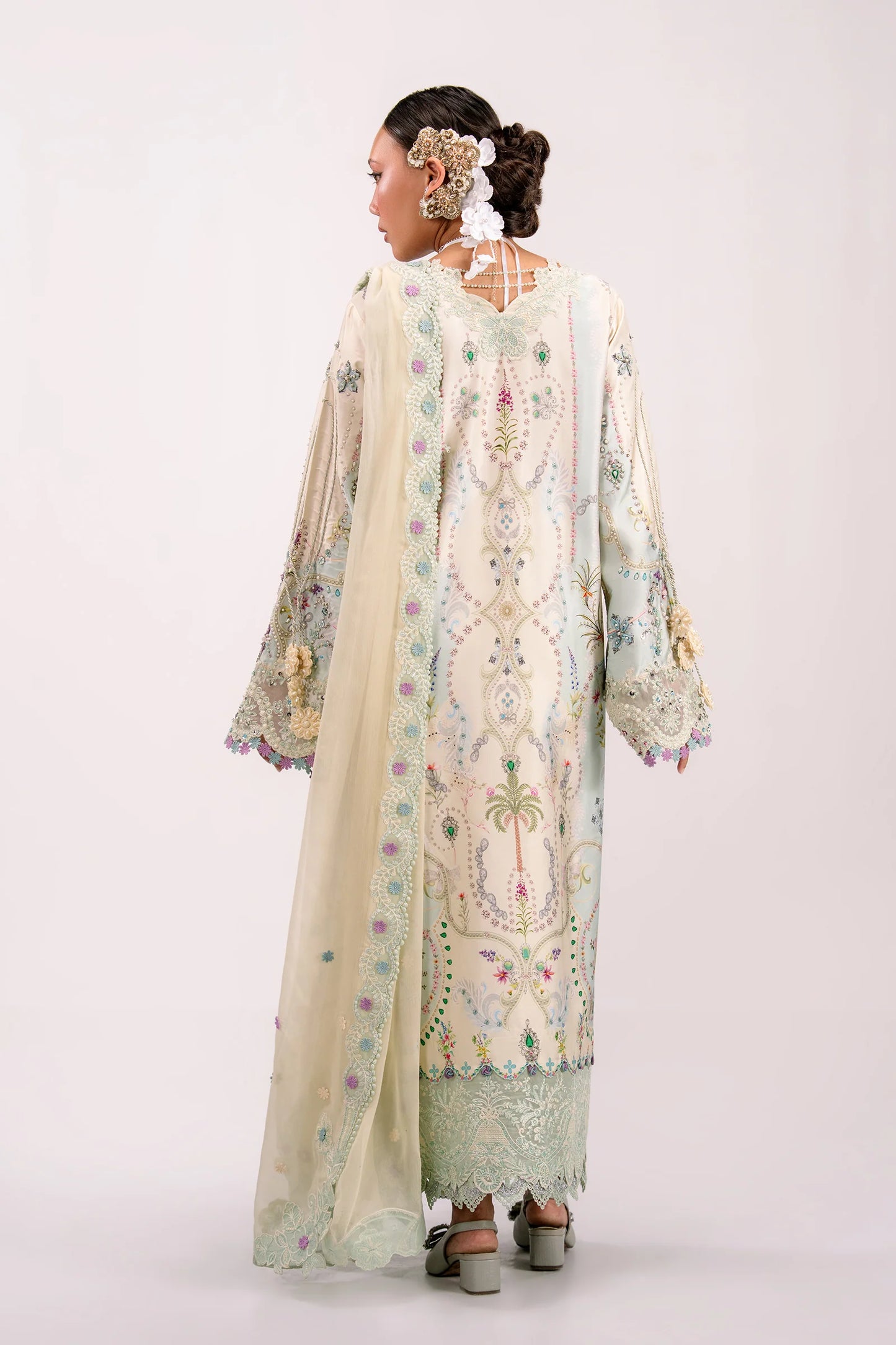 QSL-01 AZURE | Luxe Silk ‘26 | Qalamkar