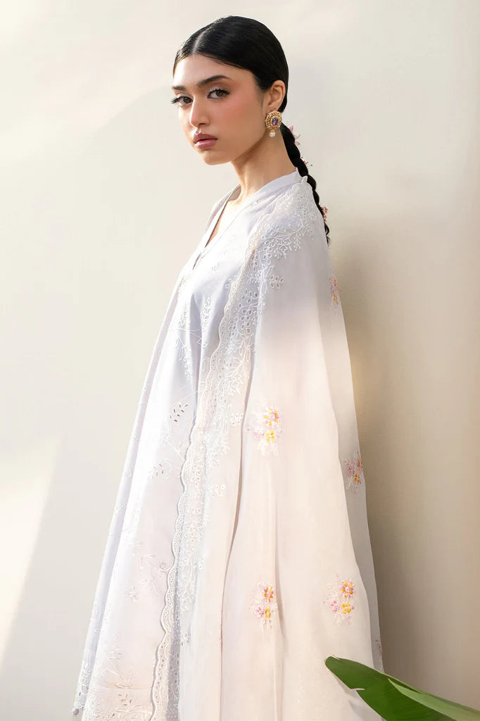 PERSIAN VIOLET-3PC EMBROIDERED LAWN SUIT | Cross Stitch