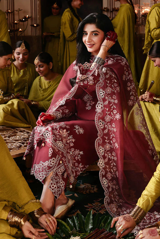 CRIMSON DRAPE | Eid Lawan '26 | Cross Stitch (RTS)