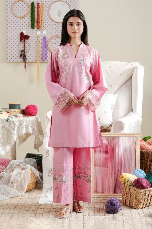 BLUSH THREAD-2PC (SHIRT & TROUSER) | EXCLUSIVE PRET | Cross Stitch
