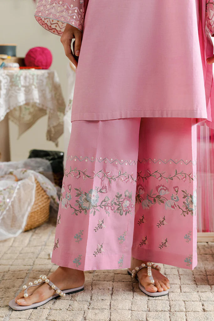 BLUSH THREAD-2PC (SHIRT & TROUSER) | EXCLUSIVE PRET | Cross Stitch