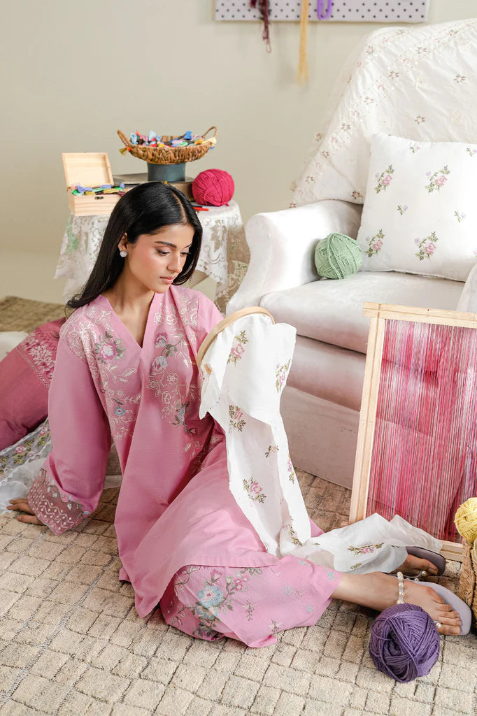 BLUSH THREAD-2PC (SHIRT & TROUSER) | EXCLUSIVE PRET | Cross Stitch