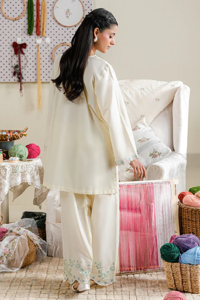 MELLOW THREAD -2PC (SHIRT & TROUSER) | EXCLUSIVE PRET | Cross Stitch