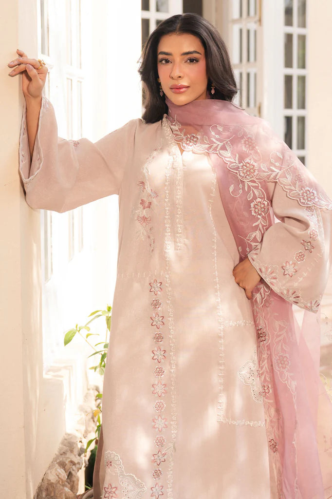 SANDLOOM GLOW-2PC (SHIRT & DUPATTA) | EXCLUSIVE PRET | Cross Stitch