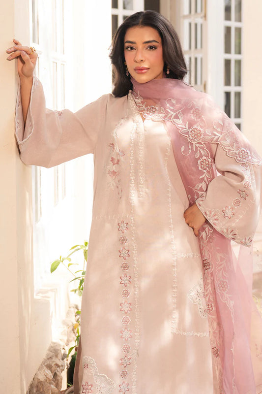 SANDLOOM GLOW-2PC (SHIRT & DUPATTA) | EXCLUSIVE PRET | Cross Stitch