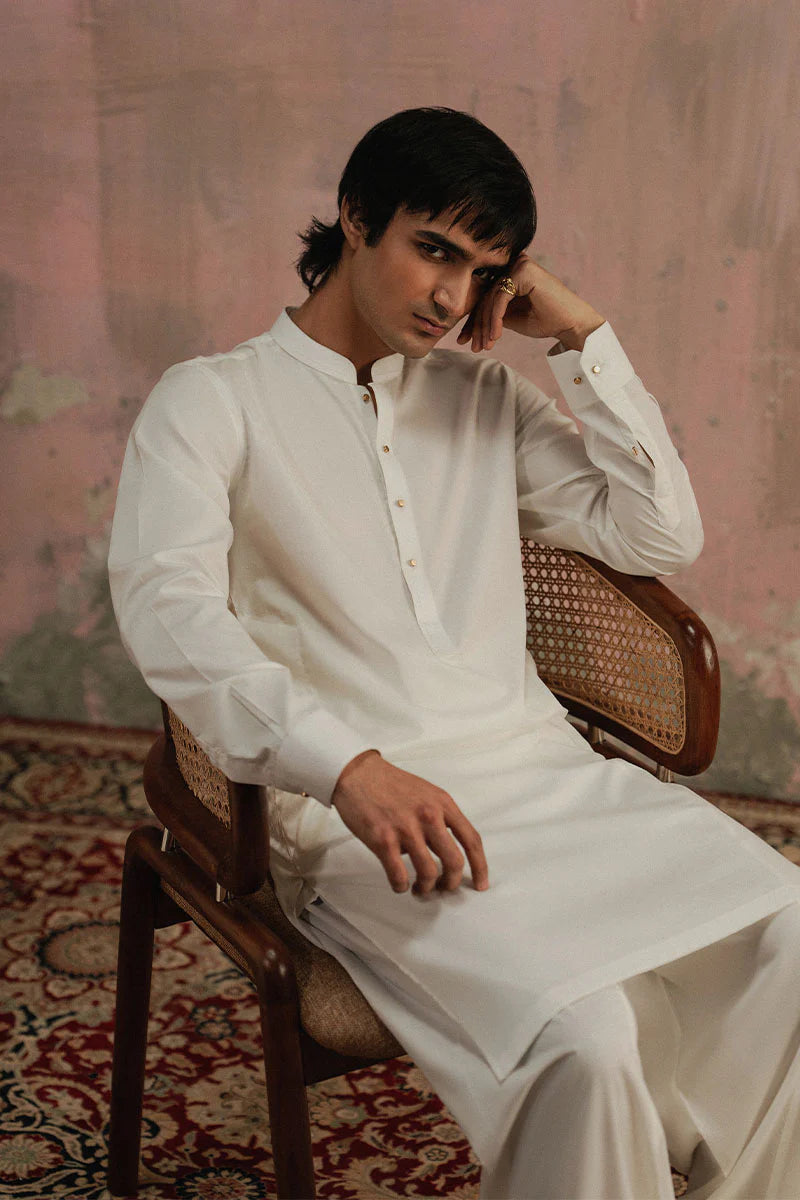 Premium Ivory Shalwar Kameez | REPUBLIC MENSWEAR
