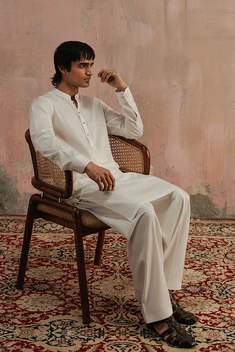 Premium Ivory Shalwar Kameez | REPUBLIC MENSWEAR