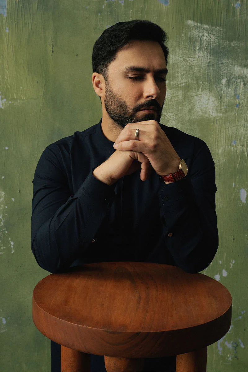 Navy Blue Premium Shalwar Kameez | REPUBLIC MENSWEAR