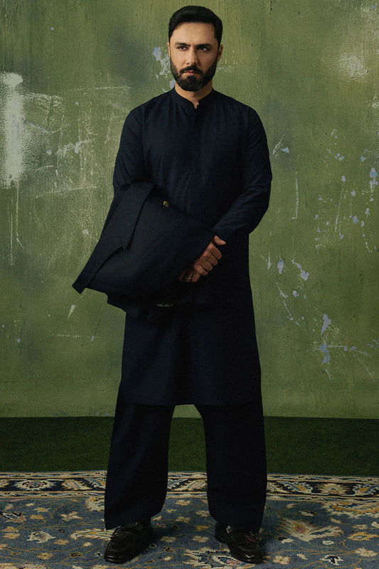 Navy Blue Premium Shalwar Kameez | REPUBLIC MENSWEAR