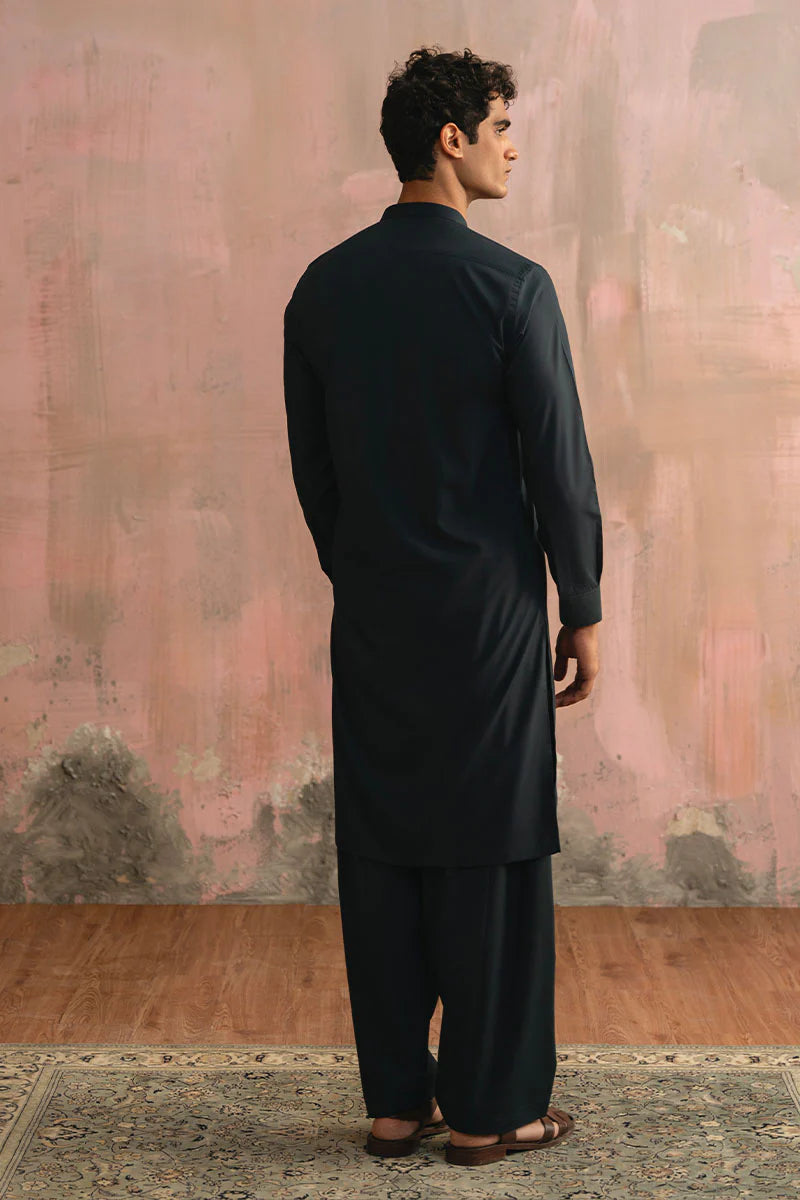 Classic Teal Blue Shalwar Kameez | REPUBLIC MENSWEAR