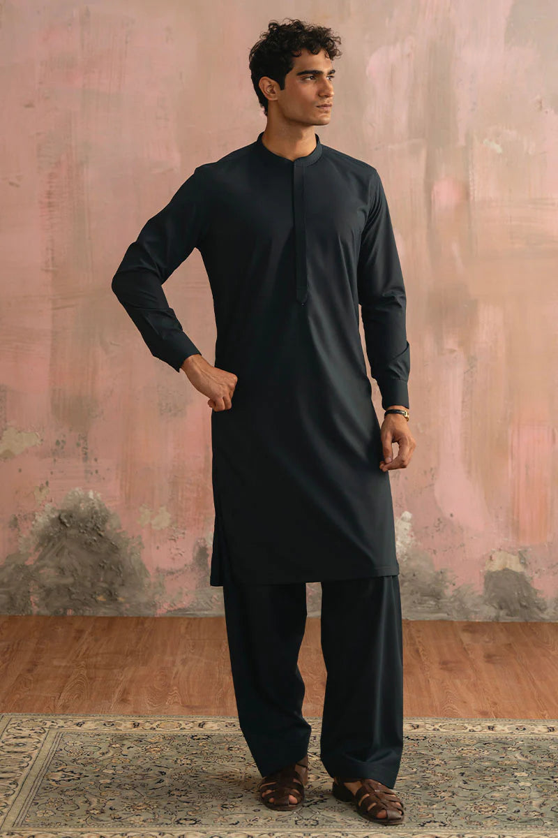 Classic Teal Blue Shalwar Kameez | REPUBLIC MENSWEAR