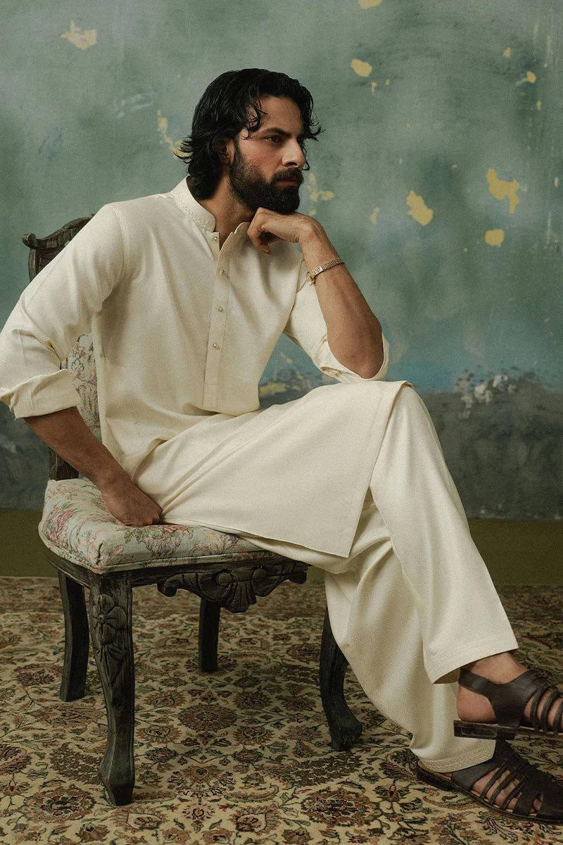 Ivory White Shalwar Kameez | REPUBLIC MENSWEAR