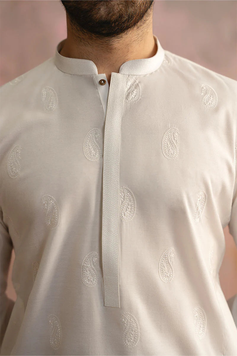 Paisley Embroidered Kurta Shalwar | REPUBLIC MENSWEAR