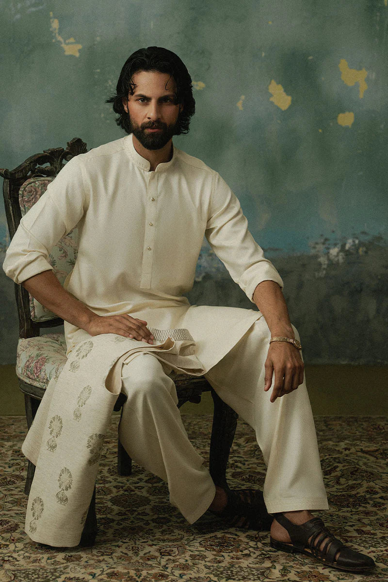 Ivory White Shalwar Kameez | REPUBLIC MENSWEAR