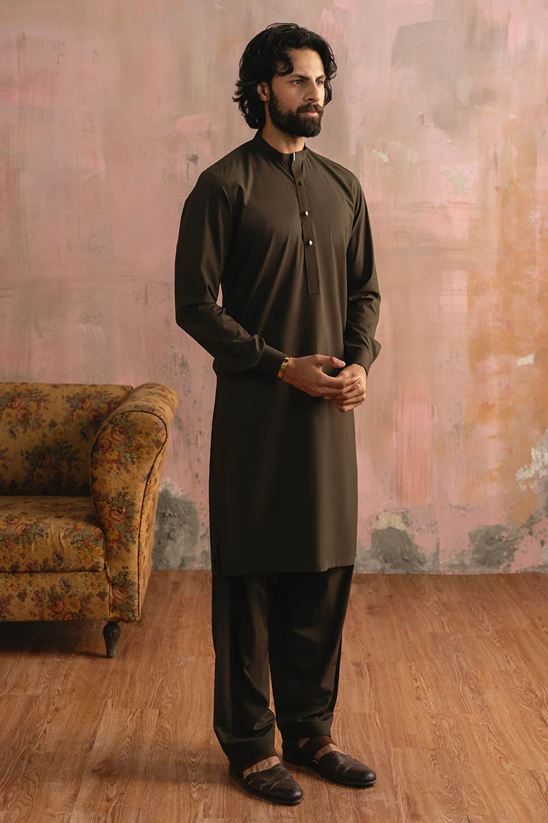 Classic Olive Green Shalwar Kameez | REPUBLIC MENSWEAR