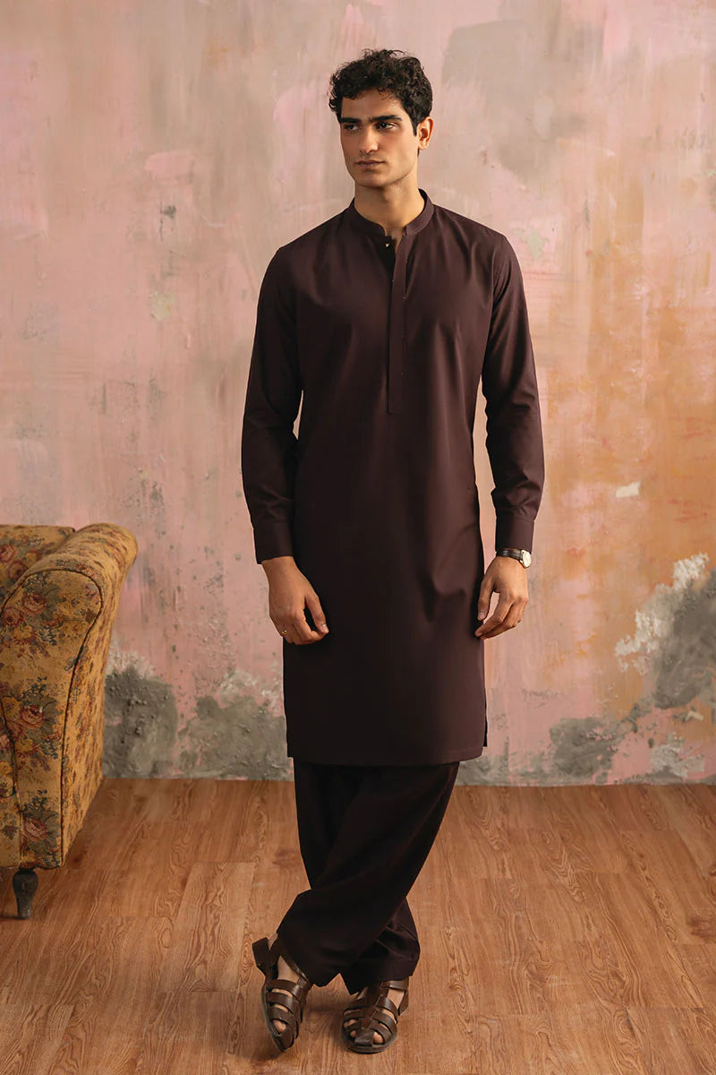 Classic Burgundy Shalwar Kameez | REPUBLIC MENSWEAR