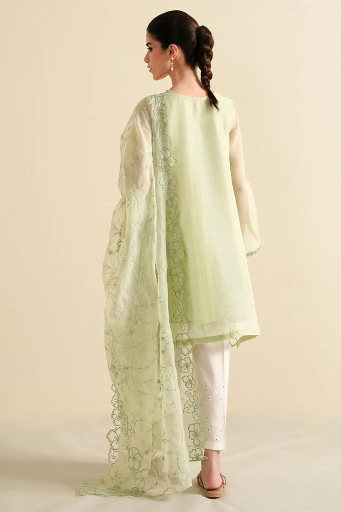 SPRING DEW-2PC (SHIRT & DUPATTA) | EXCLUSIVE PRET | Cross Stitch
