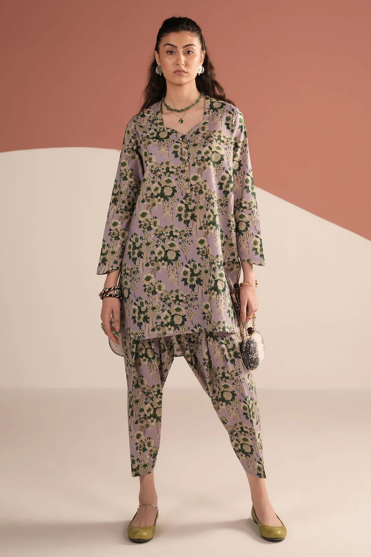 (ZRW-21615) AMETHYST MIST | Poplin-Fall'25 | ZAHA