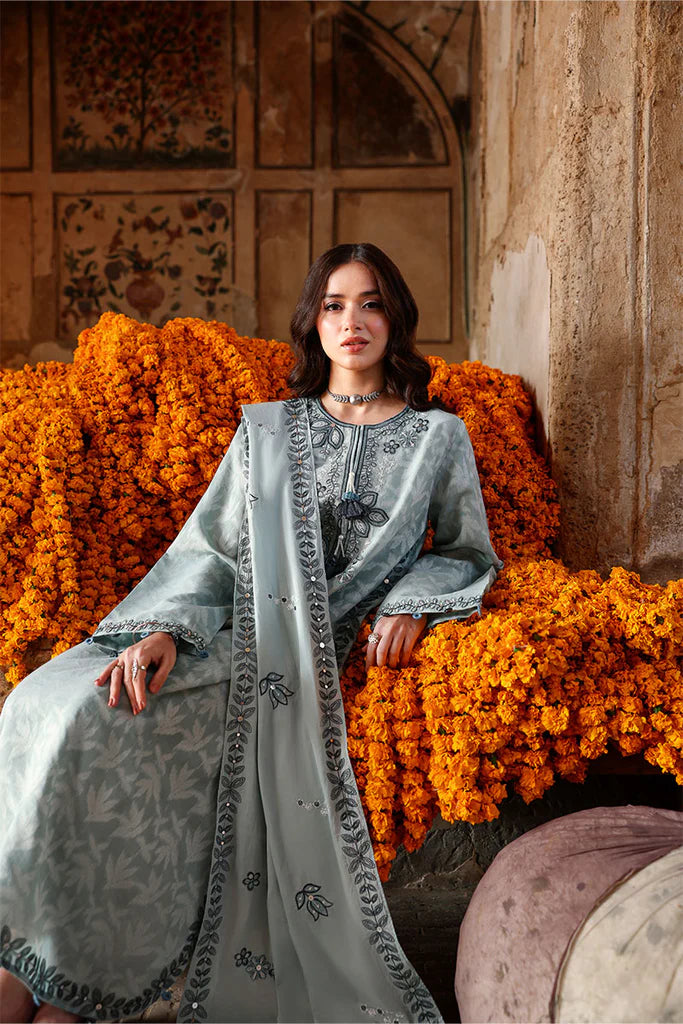 AZURE DREAM | Eid Lawn '26 | Cross Stitch(RTS)