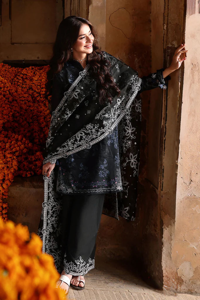 NOIR ESSENCE | Eid Lawn '26 | Cross Stitch (RTS)