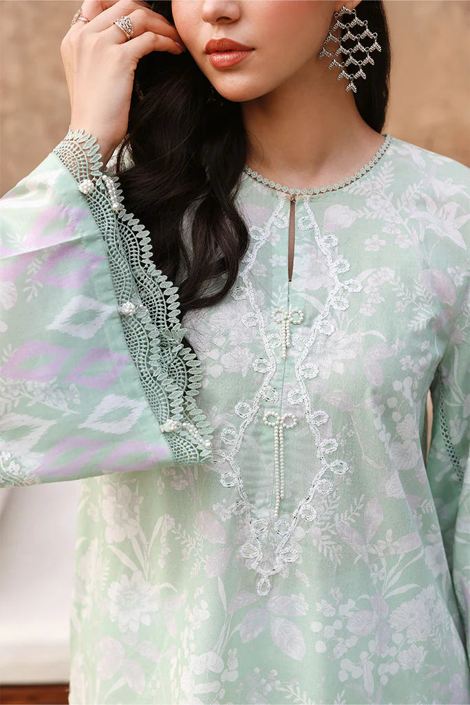 SAGE GREEN | Eid Lawn '26 | Cross Stitch