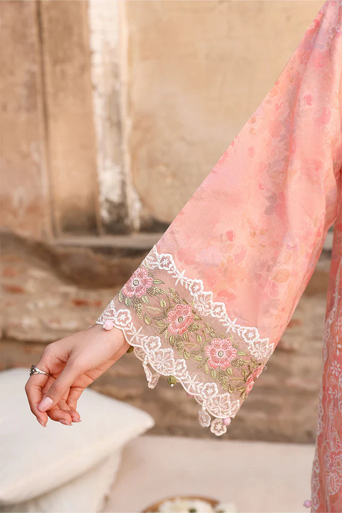 MUTED BLUSH | Eid Lawn '26 | Cross Stitch (RTS)