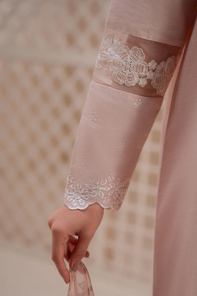 ROSE DUST-3PC (SHIRT, TROUSER & DUPATTA) | EXCLUSIVE PRET | Cross Stitch