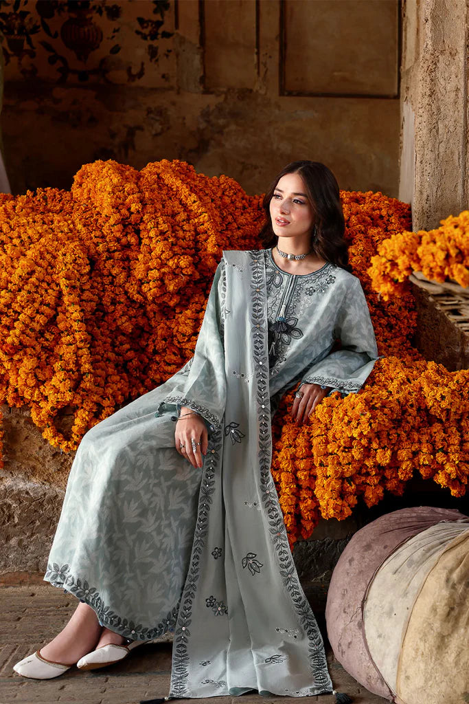 AZURE DREAM | Eid Lawn '26 | Cross Stitch(RTS)