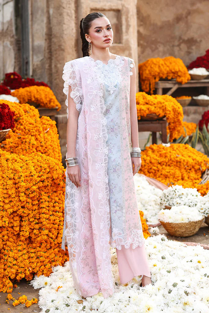 ROSE VEIL | Eid Lawn '26 | Cross Stitch (RTS)