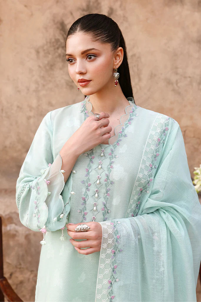 MISTY MINT | Eid Lawn '26 | Cross Stitch