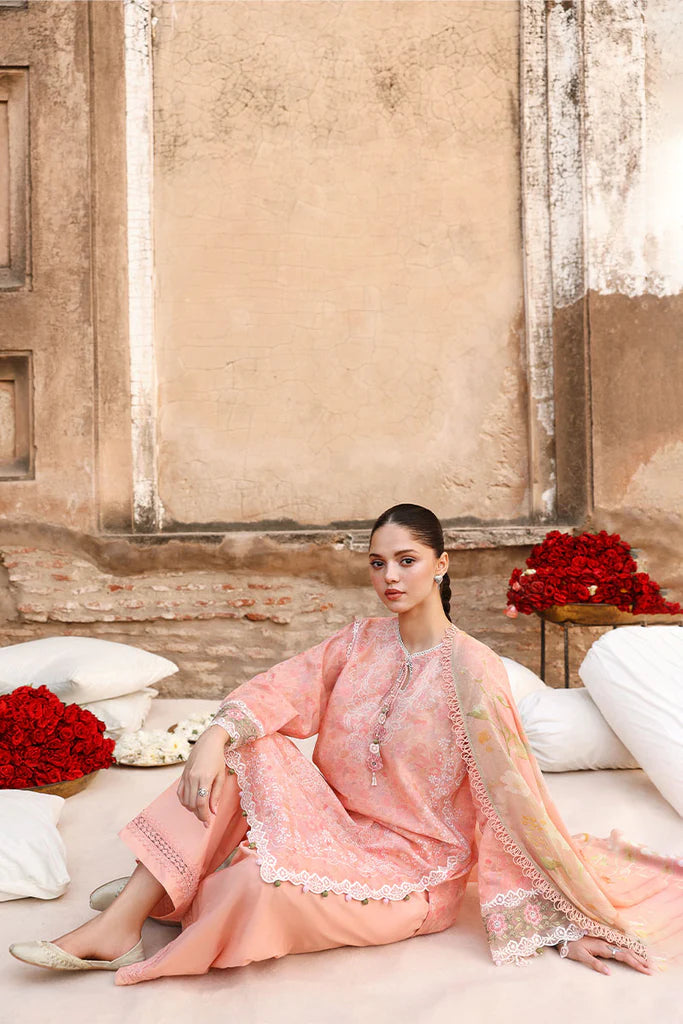 MUTED BLUSH | Eid Lawn '26 | Cross Stitch (RTS)