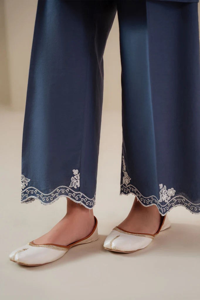 AZURE DUSK-2PC (SHIRT & TROUSER) | EXCLUSIVE PRET | Cross Stitch