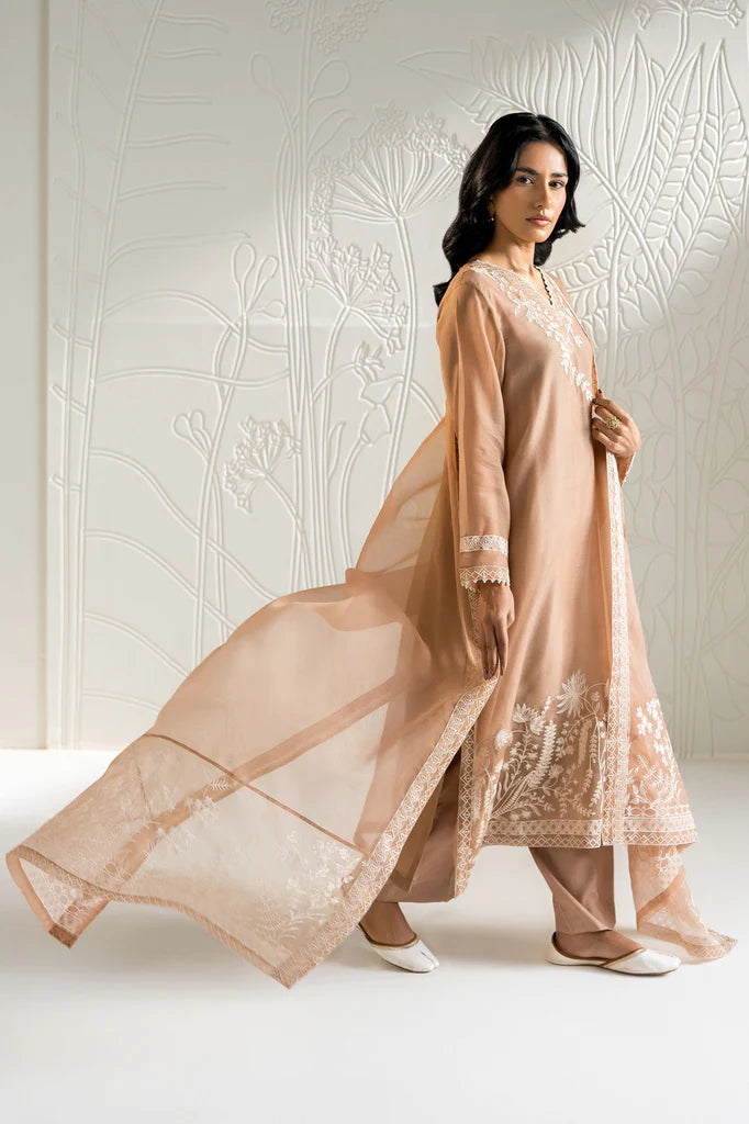 IVORY DUNE-2PC (SHIRT & DUPATTA) | EXCLUSIVE PRET | Cross Stitch