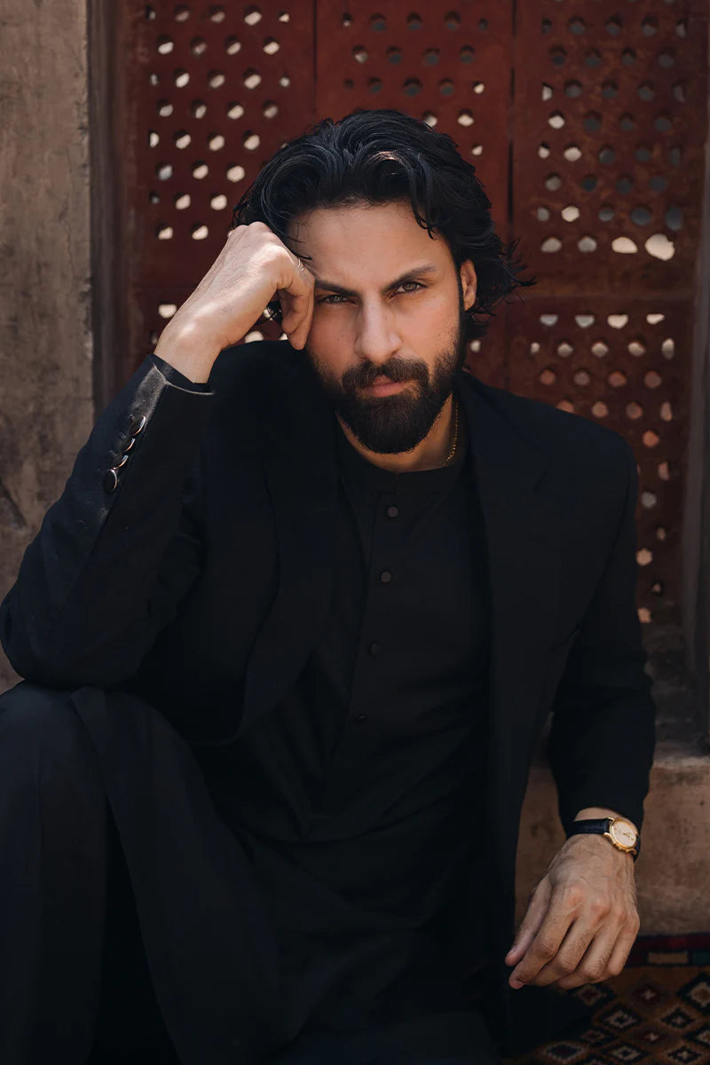 Ebony Black Classic Shalwar Kameez | REPUBLIC MENSWEAR