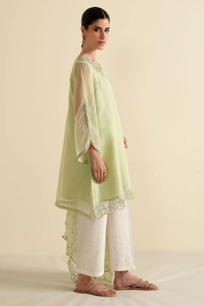 SPRING DEW-2PC (SHIRT & DUPATTA) | EXCLUSIVE PRET | Cross Stitch