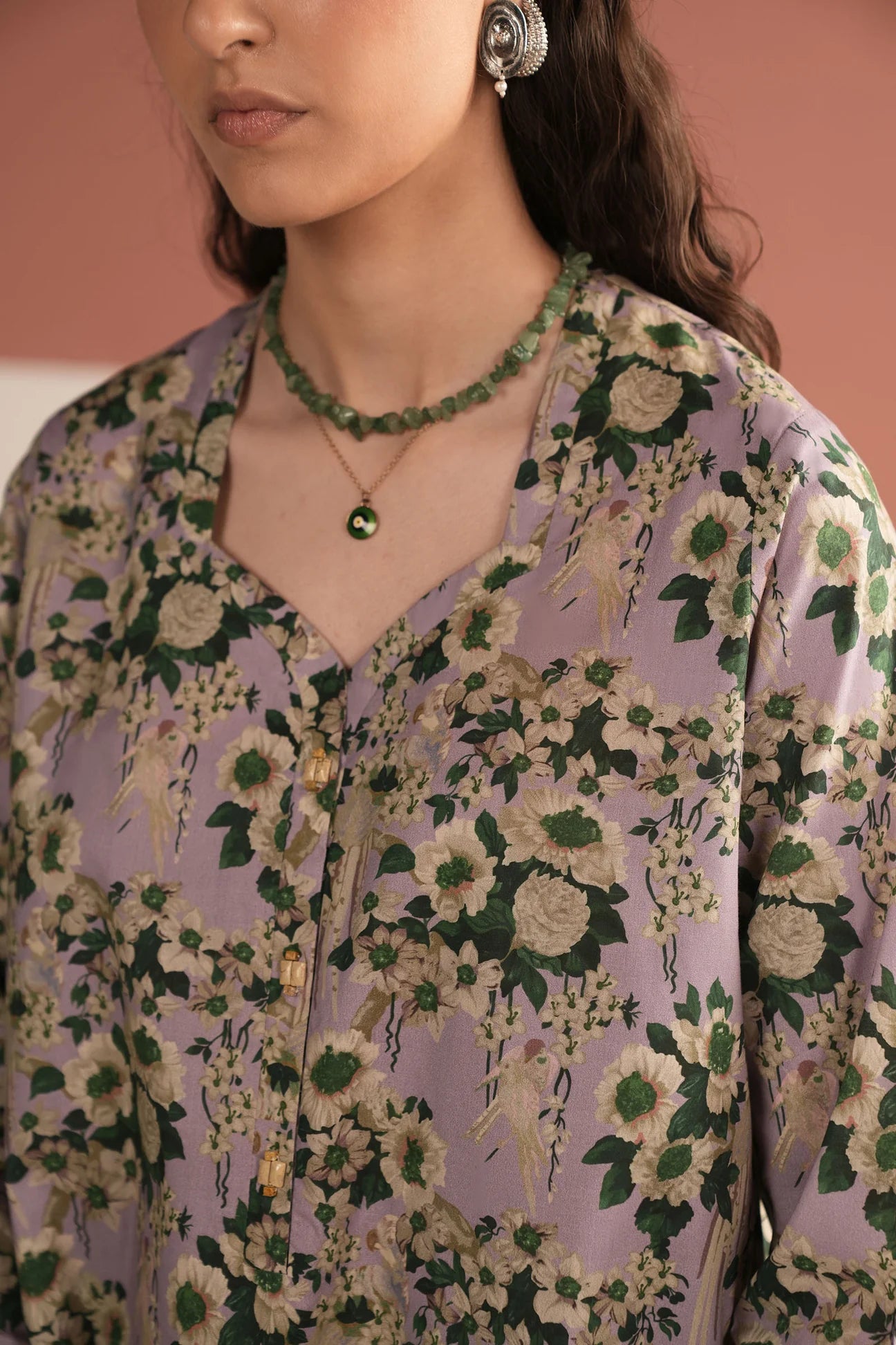 (ZRW-21615) AMETHYST MIST | Poplin-Fall'25 | ZAHA