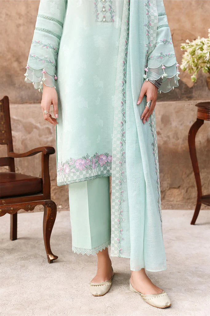 MISTY MINT | Eid Lawn '26 | Cross Stitch