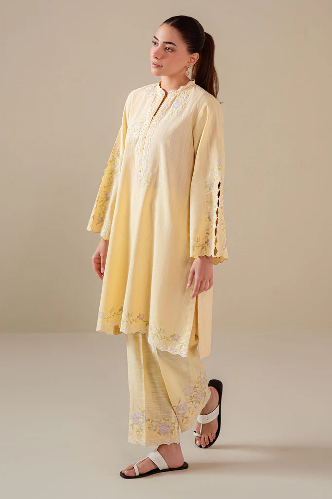WARM SUNSHINE -2PC (SHIRT & TROUSER) | EXCLUSIVE PRET | Cross Stitch