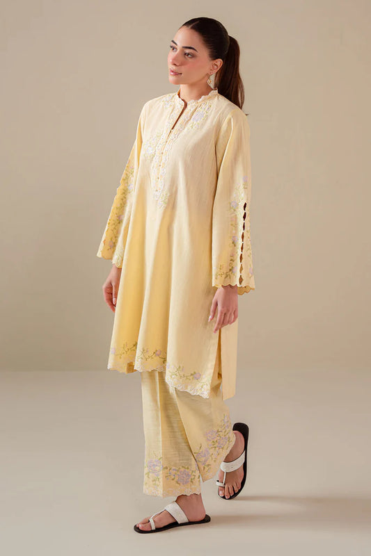 WARM SUNSHINE -2PC (SHIRT & TROUSER) | EXCLUSIVE PRET | Cross Stitch