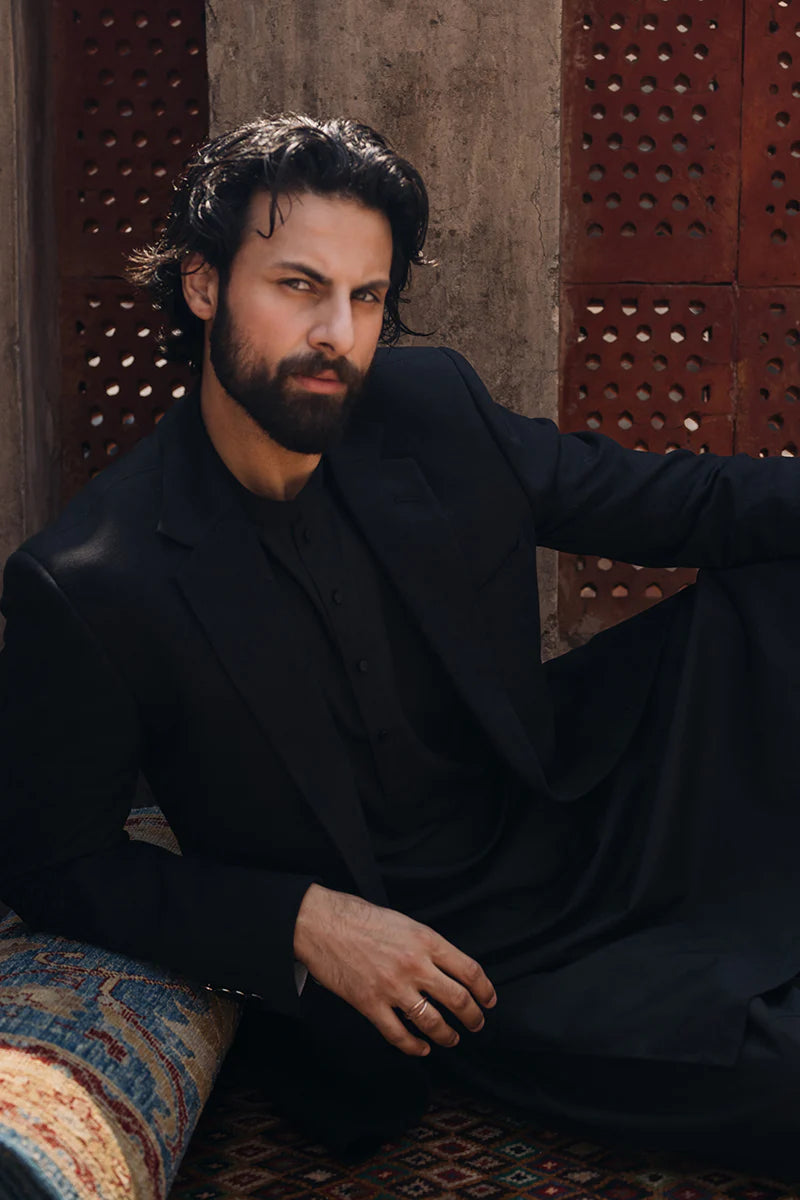 Ebony Black Classic Shalwar Kameez | REPUBLIC MENSWEAR