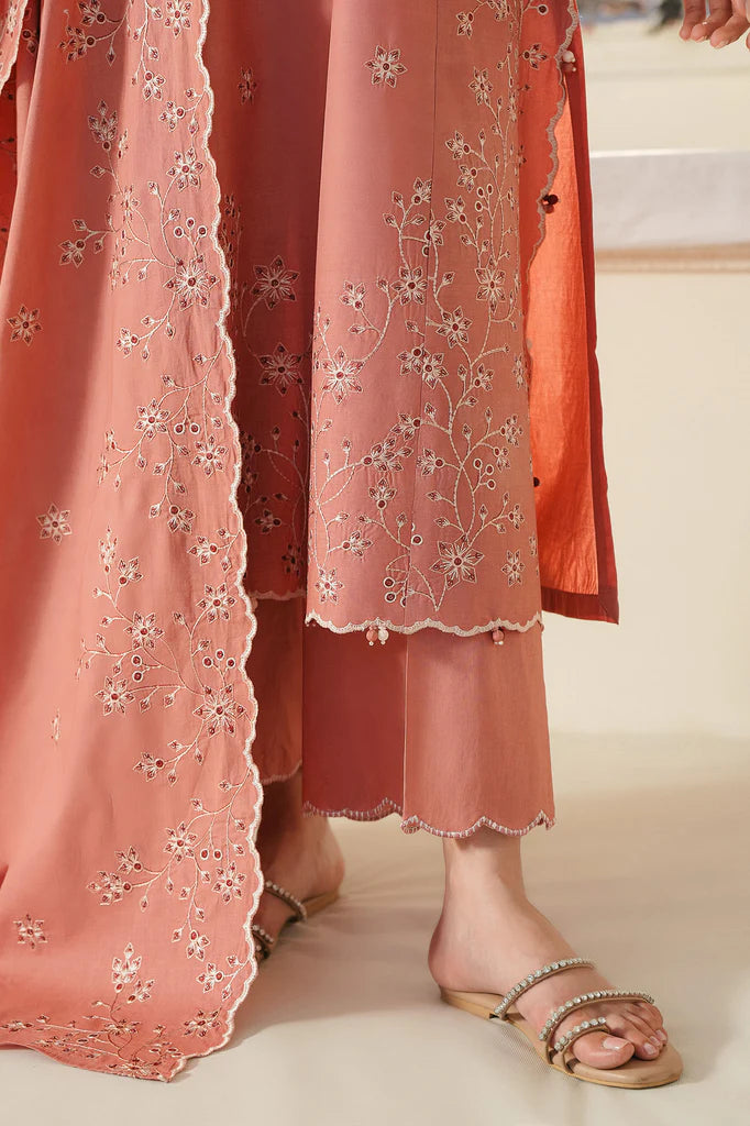 ROSE DAWN-3PC EMBROIDERED LAWN SUIT | Cross Stitch